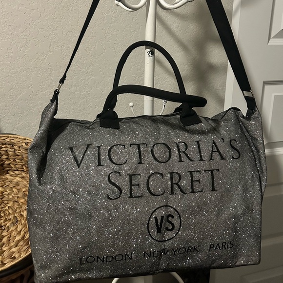 Victoria's Secret Handbags - Victoria secret XL travel/overnight bag with glitter